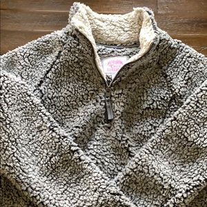 Cozy Sherpa Half-Zip Pullover